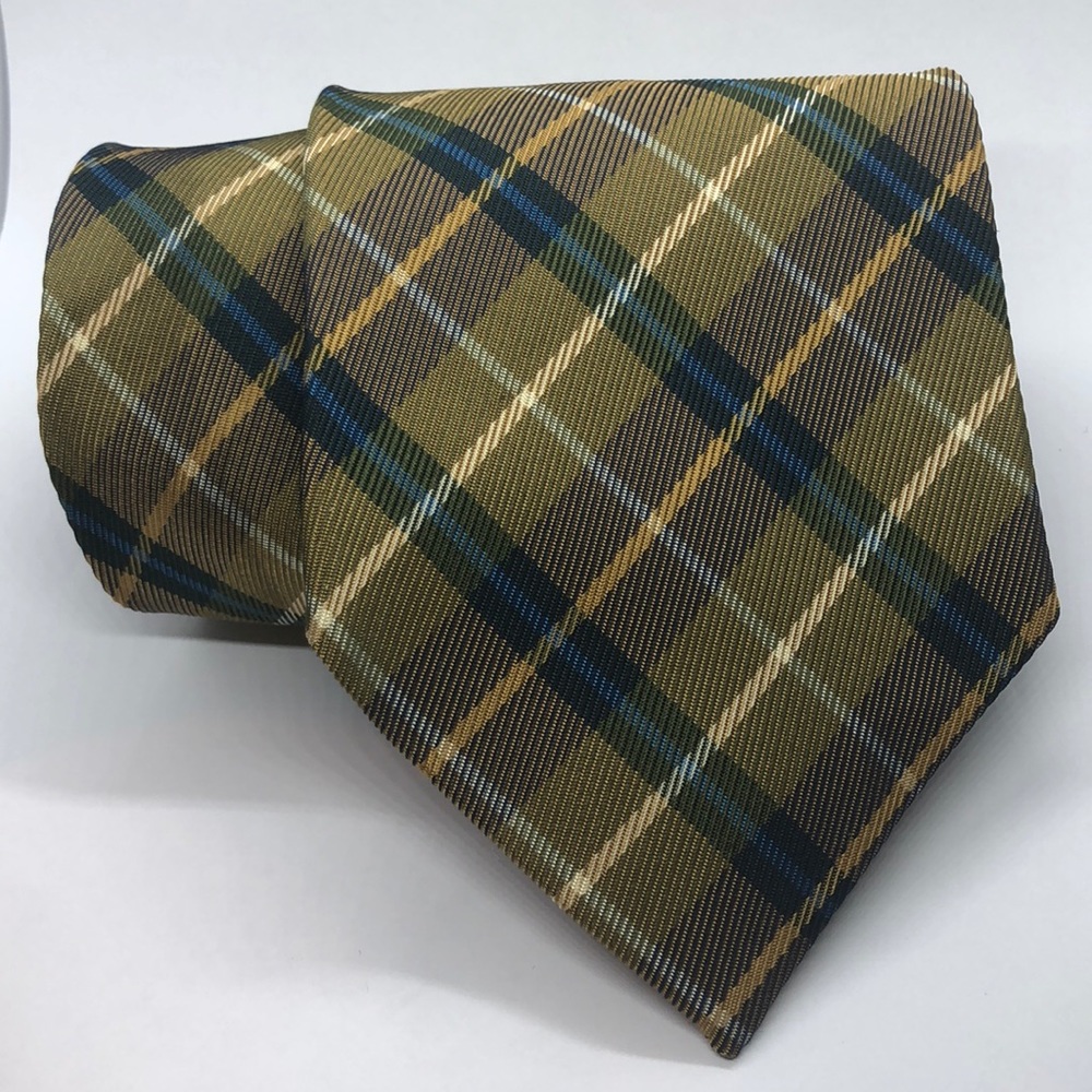 VTG ECHO Traditional Plaid Silk Tie